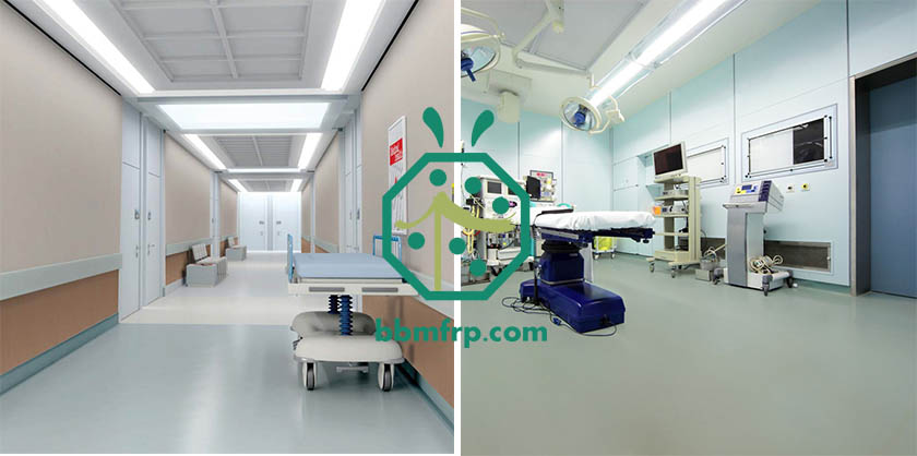 Hospital Fiberglass Gel Coat Wall Panel